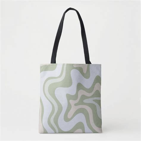 sage green tote bag